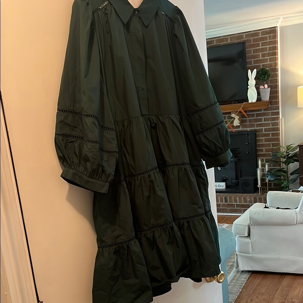 Entro Elegant Green Dress